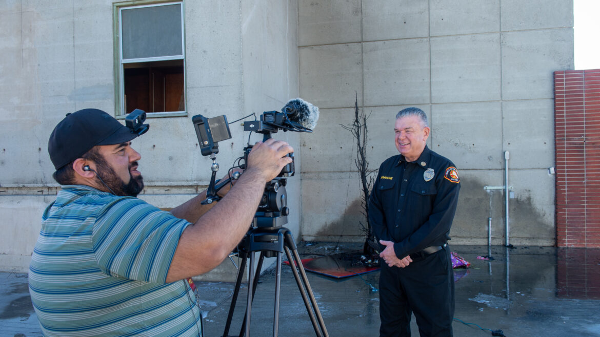 The annual Holiday Safety Press Conference was held at the LACoFD Cecil Gehr Training Center in the unincorporated area of East Los Angeles.