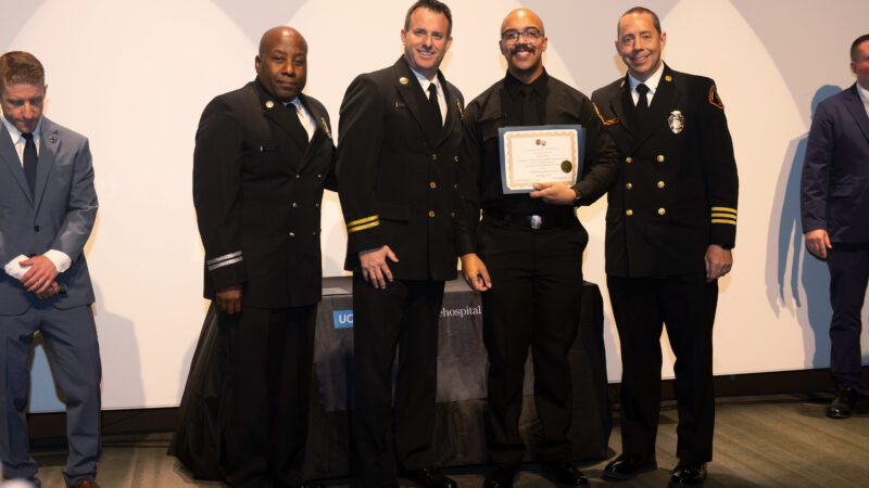On Friday, December 12, 2025, family, friends, and LACoFD leadership gathered to celebrate the achievements of UCLA Paramedic Class 80 at the Ronald F. Deaton Civic Auditorium in Los Angeles.