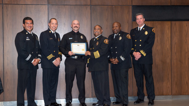 On Tuesday, January 13, 2026, the County of Los Angeles Fire Department (LACoFD) honored the achievements of the six firefighters who successfully completed the Paramedic Training Institute (PTI) paramedic program.