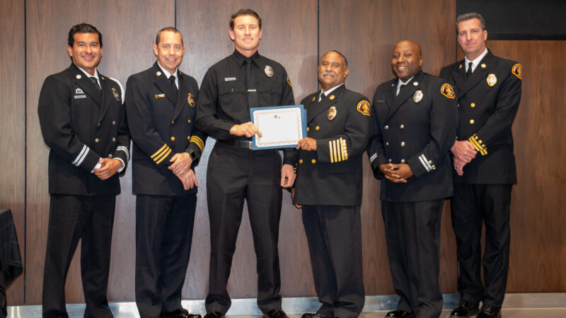 On Tuesday, January 13, 2026, the County of Los Angeles Fire Department (LACoFD) honored the achievements of the six firefighters who successfully completed the Paramedic Training Institute (PTI) paramedic program.