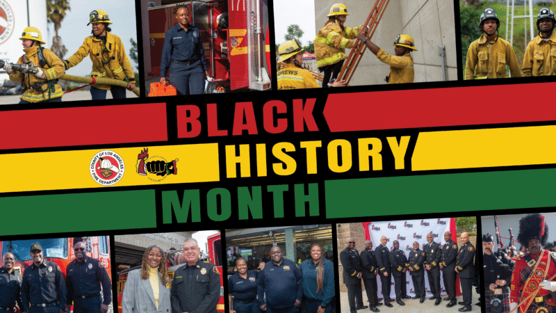 The County of Los Angeles Fire Department (LACoFD) and Los Angeles County Stentorians proudly celebrate Black History Month this February, recognizing the exceptional achievements of African American and Black Department members. The LACoFD highlights the crucial role our African American and Black colleagues have played in shaping the Department and serving the diverse communities of Los Angeles County.