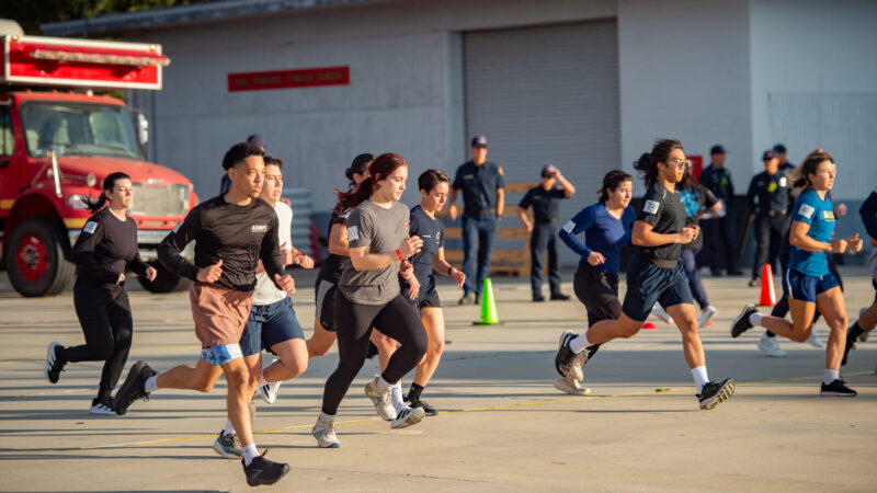 The County of Los Angeles Fire Department (LACoFD), in collaboration with the Women’s Fire League, hosted the first day of the 10th Annual Women’s Fire Prep Academy (WFPA) at the Cecil R. Gehr Memorial Combat Training Center in unincorporated East Los Angeles.