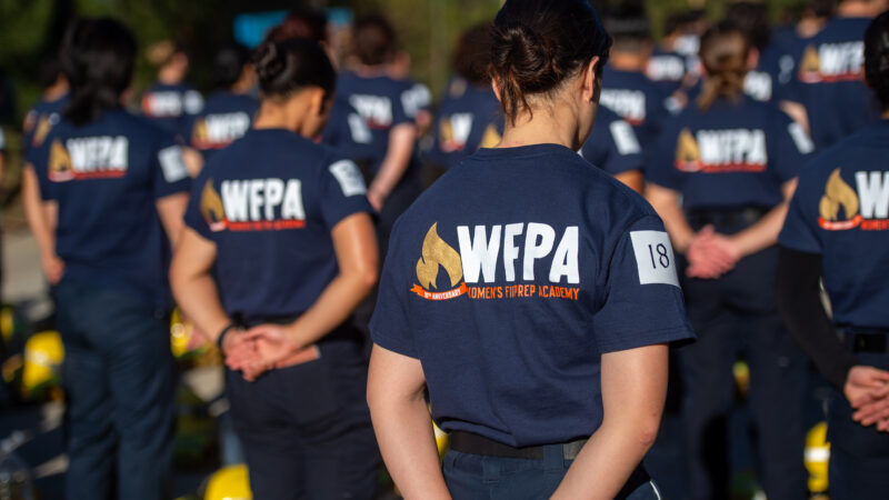 The County of Los Angeles Fire Department (LACoFD), in collaboration with the Women’s Fire League, hosted the first day of the 10th Annual Women’s Fire Prep Academy (WFPA) at the Cecil R. Gehr Memorial Combat Training Center in unincorporated East Los Angeles.