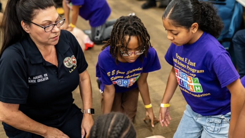 On Saturday, February 21 and Saturday, February 28, 2026, the County of Los Angeles Fire Department (LACoFD) proudly collaborated with the Bridge Builders Foundation to conduct immersive educational experiences for 90 plus students.