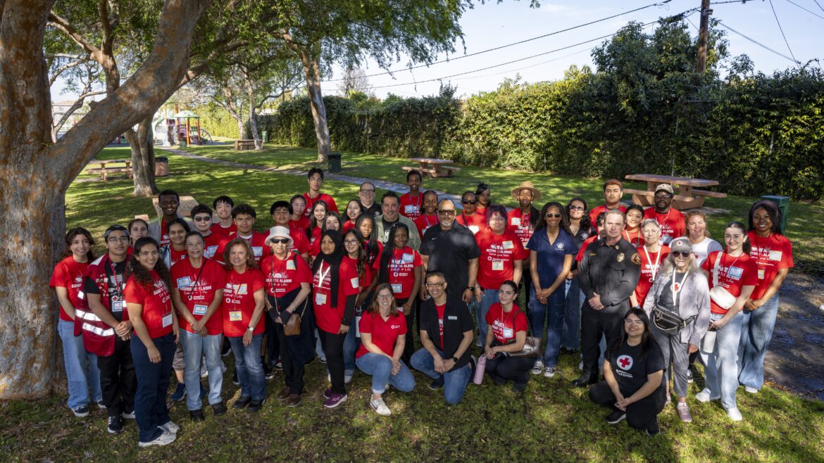 On Saturday, February 28, 2026, County of Los Angeles Fire Department (LACoFD) Engine 18 joined the American Red Cross “Sound the Alarm” event in the City of Inglewood. The “Sound the Alarm” campaign is a nationwide campaign that includes free smoke alarms, home installation, and education families about home fire safety.
