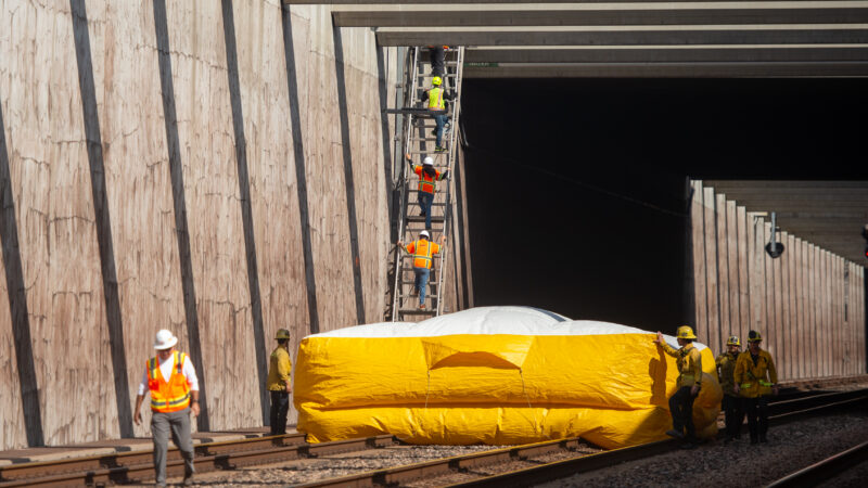 On Sunday, March 22, 2026, the County of Los Angeles Fire Department (LACoFD) participated in the Alameda Corridor Transportation Authority's (ACTA) annual training exercise.