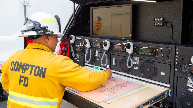On Sunday, March 22, 2026, the County of Los Angeles Fire Department (LACoFD) participated in the Alameda Corridor Transportation Authority's (ACTA) annual training exercise.