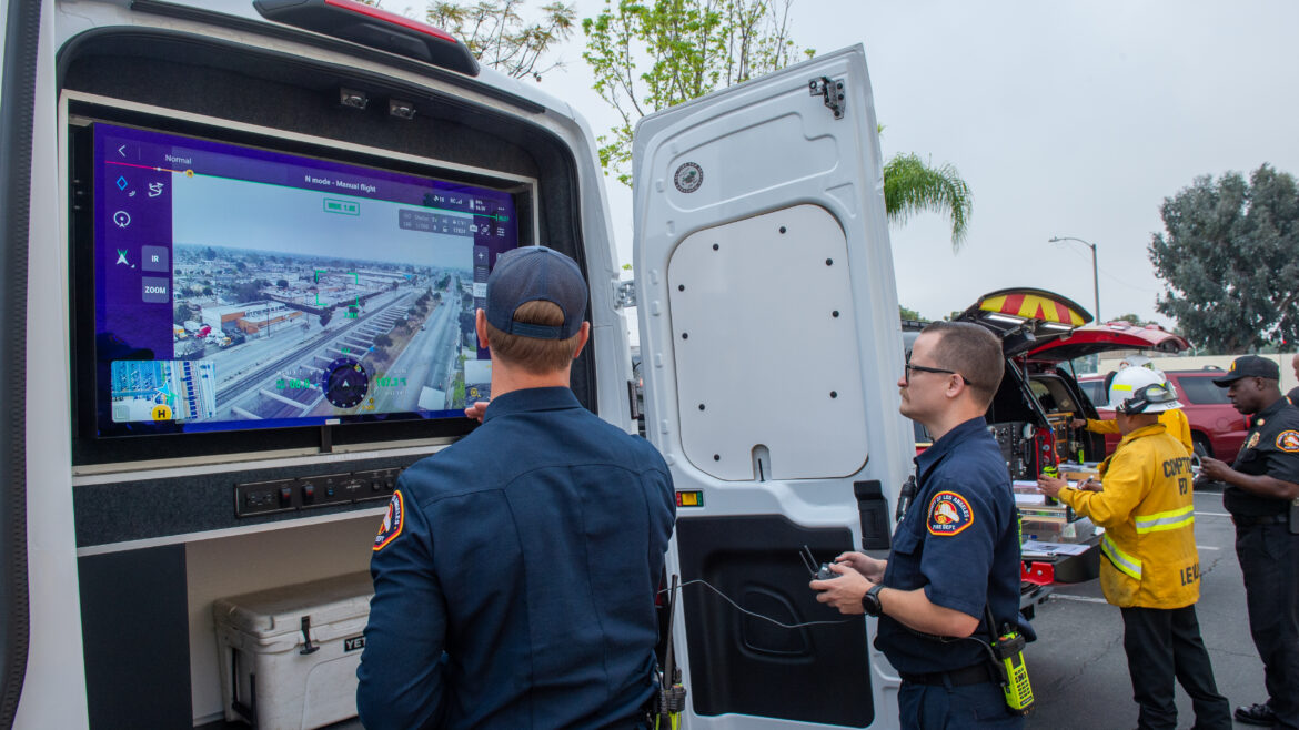On Sunday, March 22, 2026, the County of Los Angeles Fire Department (LACoFD) participated in the Alameda Corridor Transportation Authority's (ACTA) annual training exercise.