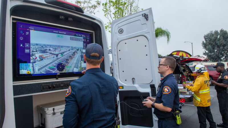 On Sunday, March 22, 2026, the County of Los Angeles Fire Department (LACoFD) participated in the Alameda Corridor Transportation Authority's (ACTA) annual training exercise.