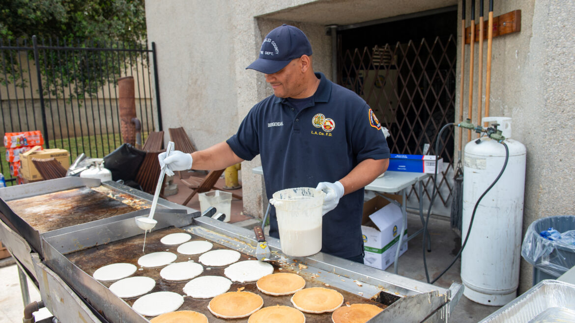 On Saturday, April 25, 2026, County of Los Angeles Fire Department (LACoFD) Fire Station 171 hosted a community pancake breakfast to strengthen community connections. Community members gathered to enjoy a delicious meal and connect with one another.