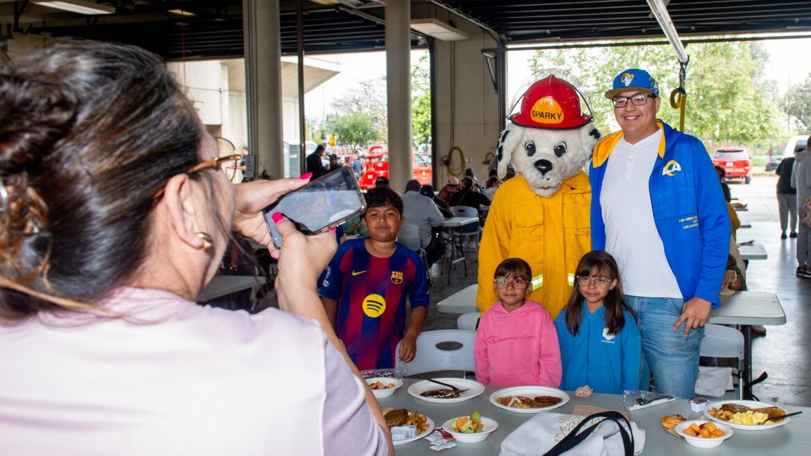 On Saturday, April 25, 2026, County of Los Angeles Fire Department (LACoFD) Fire Station 171 hosted a community pancake breakfast to strengthen community connections. Community members gathered to enjoy a delicious meal and connect with one another.