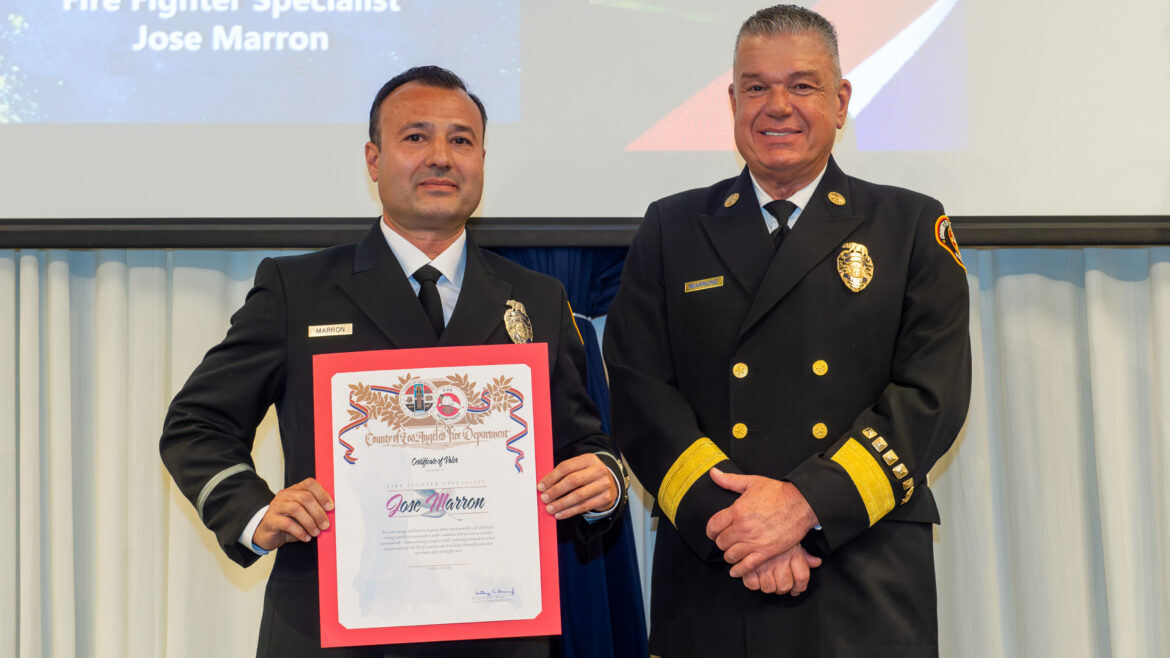 The County of Los Angeles Fire Department (LACoFD) celebrated Department honorees at the 2026 Valor and Exemplary Service Awards Ceremony on Sunday, April 26, 2026.