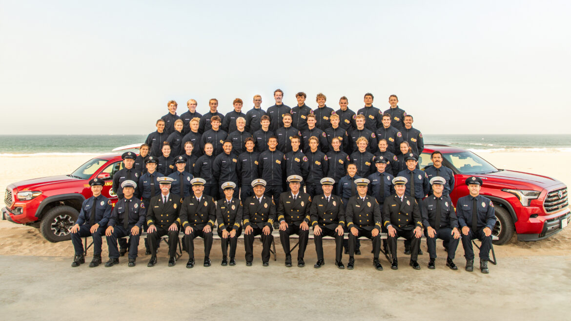 On Thursday, May 21, 2026, the County of Los Angeles Fire Department (LACoFD) joined with leadership, family, and friends to celebrate 36 graduates of Ocean Lifeguard Academy 45 at the Dockweiler Youth Center in Playa del Rey.