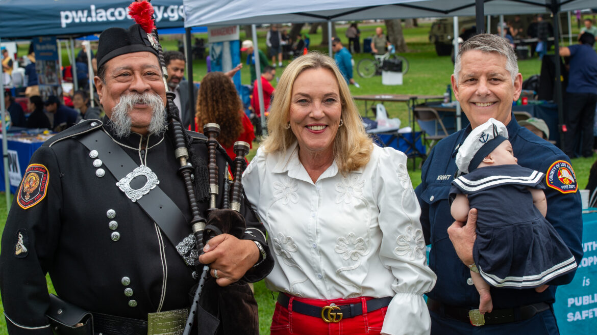 The County of Los Angeles Fire Department was proud to join County of Los Angeles Fifth District Supervisor Kathryn Barger at the 28th Annual Tribute to Veterans and Military Families event on Saturday, May 23, 2026 at the Arcadia County Park.