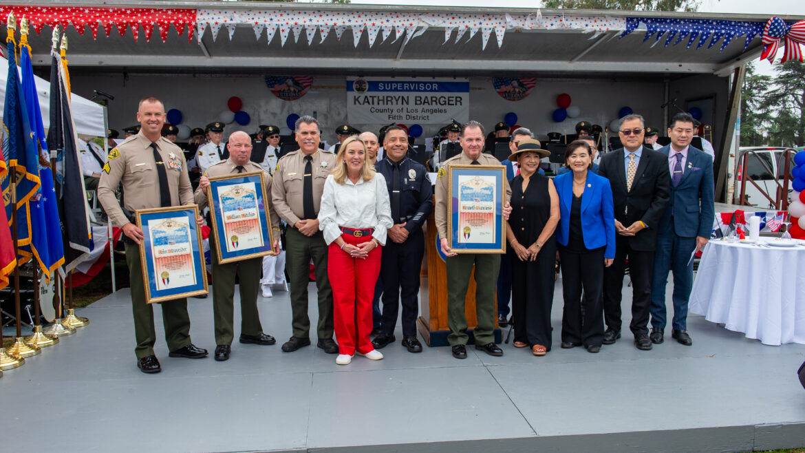 The County of Los Angeles Fire Department was proud to join County of Los Angeles Fifth District Supervisor Kathryn Barger at the 28th Annual Tribute to Veterans and Military Families event on Saturday, May 23, 2026 at the Arcadia County Park.