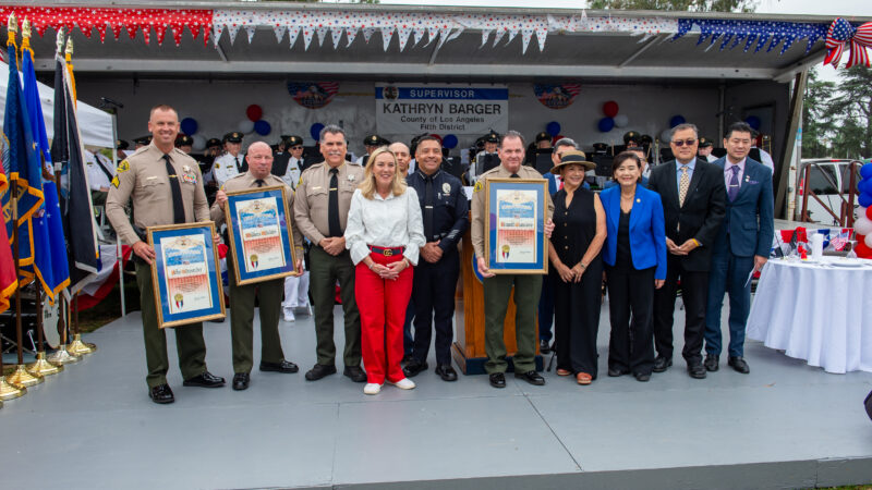 The County of Los Angeles Fire Department was proud to join County of Los Angeles Fifth District Supervisor Kathryn Barger at the 28th Annual Tribute to Veterans and Military Families event on Saturday, May 23, 2026 at the Arcadia County Park.