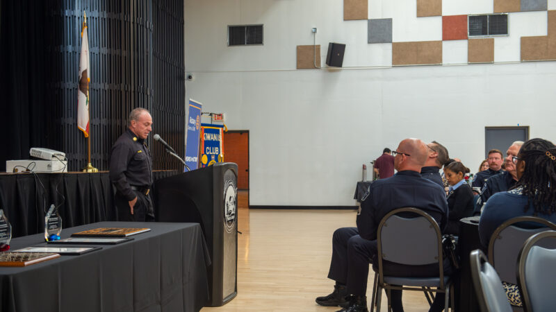 On Wednesday, June 3, 2026, the City of Hawthorne, in collaboration with the local Kiwanis and Rotary Clubs, honored County of Los Angeles Fire Department (LACoFD) Fire Captain Derek Urwin as the city’s Firefighter of the Year.
