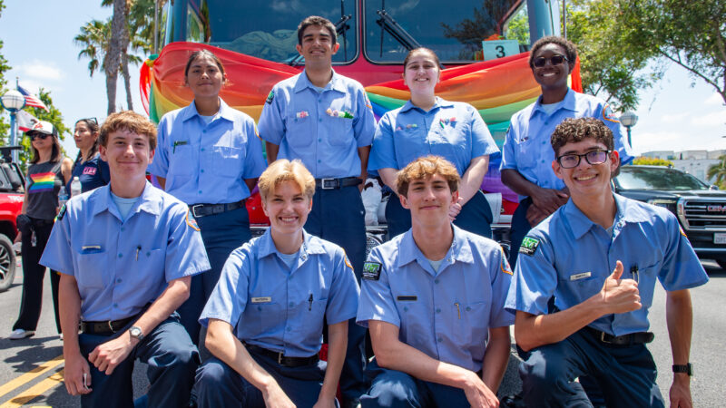 On Sunday, June 7, 2026, County of Los Angeles Fire Department and Stonewall Alliance members participated in the annual West Hollywood Pride Parade.