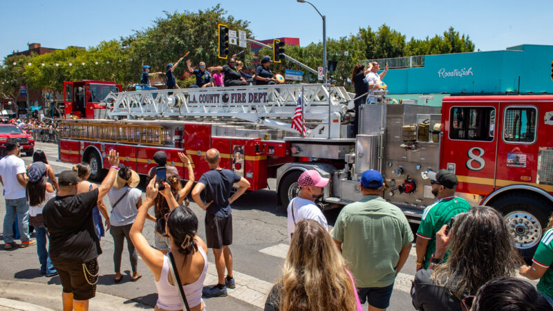 On Sunday, June 7, 2026, County of Los Angeles Fire Department and Stonewall Alliance members participated in the annual West Hollywood Pride Parade.
