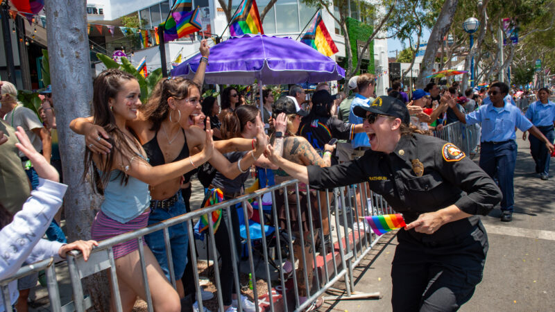 On Sunday, June 7, 2026, County of Los Angeles Fire Department and Stonewall Alliance members participated in the annual West Hollywood Pride Parade.