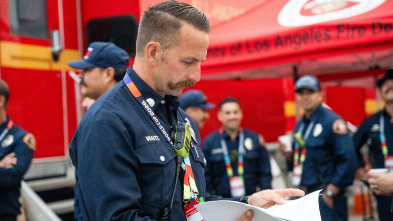 On Friday, July 10, 2026, Los Angeles County hosted its final 2026 FIFA World Cup match at SoFi Stadium. This marked the successful conclusion of the County of Los Angeles Fire Department’s (LACoFD) extended support for this historic event.
