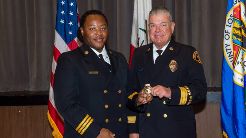 On Thursday, July 23, 2026, the County of Los Angeles Fire Department (LACoFD) hosted a Promotional Ceremony at the Hacienda Heights Community and Recreation Center in Hacienda Heights.