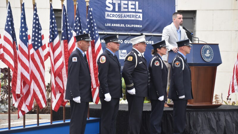 The LACoFD will join the Los Angeles Fire Department (LAFD) on Tuesday, June 30, 2026, at the “Steel Across America,” a coast-to-coast tour carrying a steel beam recovered from the World Trade Center’s South Tower to commemorate the 25th anniversary of 9/11.