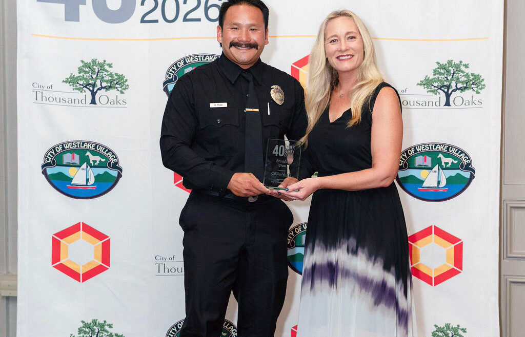 On Friday, July 24, 2026, the Greater Conejo Valley Chamber of Commerce honored young professionals for career achievements and community impacts, including Fire Station 89 Fire Fighter Paramedic Brandon Tran.