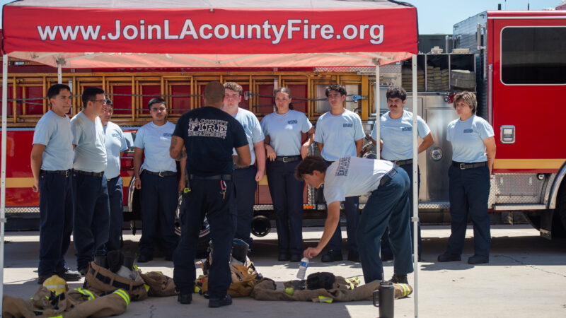 The County of Los Angeles Fire Department’s (LACoFD) Fire Explorer Program hosted a two-day orientation for its incoming explorers on August 22 and 23, 2026, at the Cecil R. Gehr Training Center in unincorporated East Los Angeles.