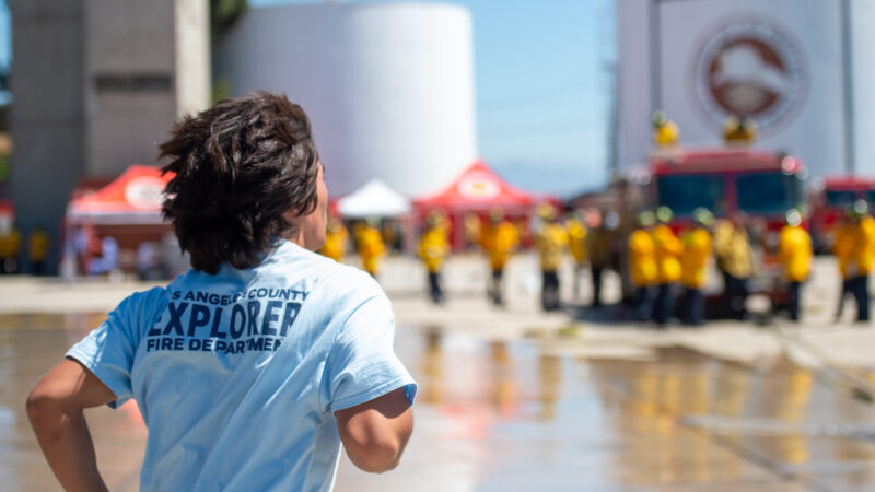 The County of Los Angeles Fire Department’s (LACoFD) Fire Explorer Program hosted a two-day orientation for its incoming explorers on August 22 and 23, 2026, at the Cecil R. Gehr Training Center in unincorporated East Los Angeles.