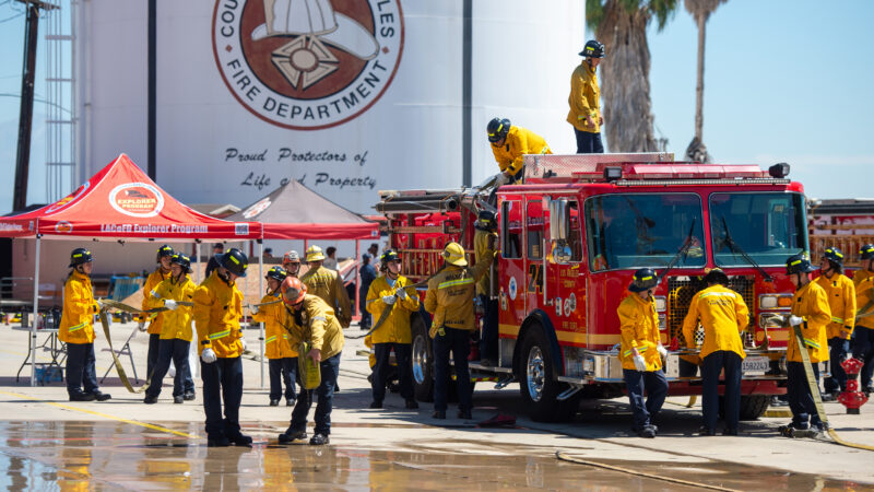 The County of Los Angeles Fire Department’s (LACoFD) Fire Explorer Program hosted a two-day orientation for its incoming explorers on August 22 and 23, 2026, at the Cecil R. Gehr Training Center in unincorporated East Los Angeles.