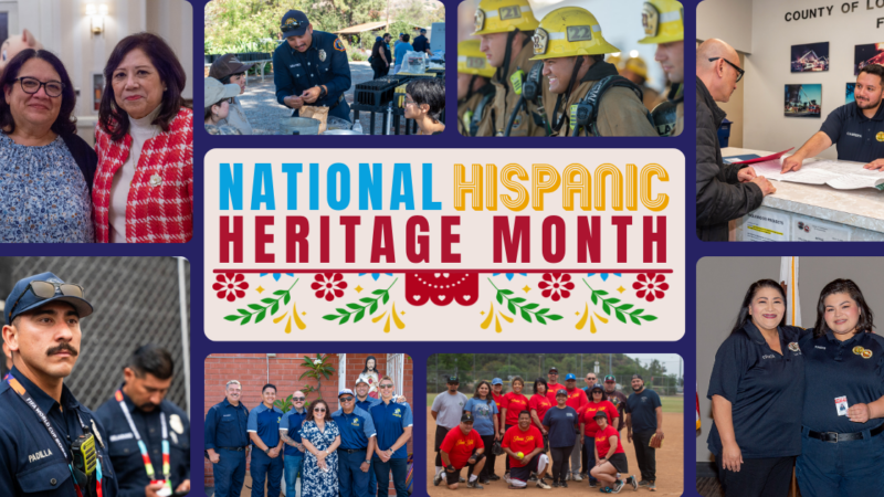 The County of Los Angeles Fire Department (LACoFD) is proud to celebrate and observe National Hispanic Heritage Month. In partnership with Los Bomberos de Los Angeles County, the LACoFD recognizes the invaluable contributions of our Hispanic/Latino communities here in Los Angeles County and beyond.