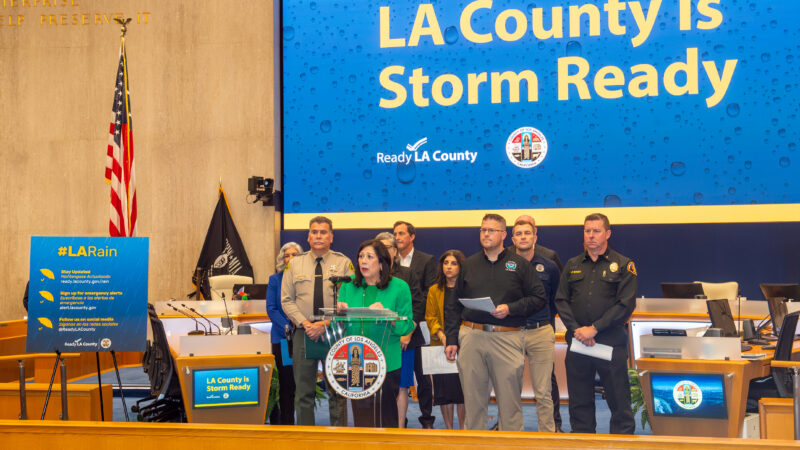 On Thursday, October 1, 2026, County of Los Angeles Fire Department (LACoFD) Chief Deputy of Emergency Operations, Jon O’Brien, attended the Storm Season Press Conference hosted by Los Angeles County Chair and First District Supervisor Hilda Solis.